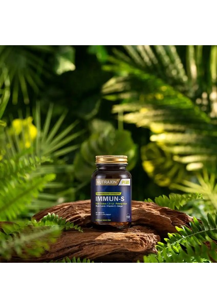immun-S 60 Tablet Beta Glukan Afrika Sardunyası Çörek Otu Zencefil Vitamin C fiyatları