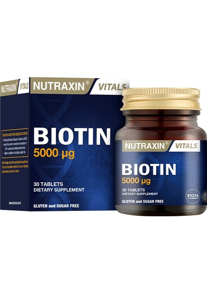 Biotin 5000 Mc gr 30 Tablet fiyatları
