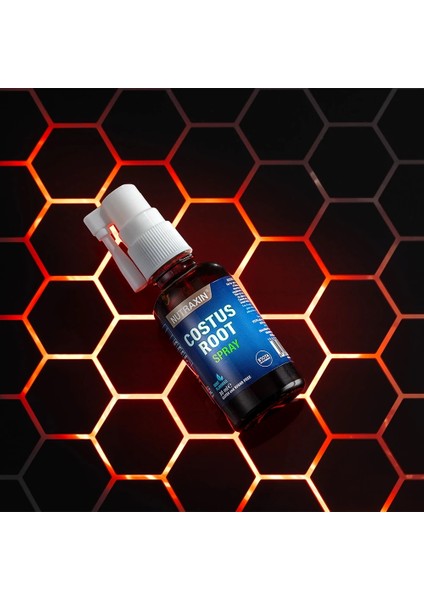 Costus Root 30 ml Sprey Kostus Kök Tozu Propolis Çinko Likit