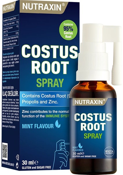 Costus Root 30 ml Sprey Kostus Kök Tozu Propolis Çinko Likit modelleri