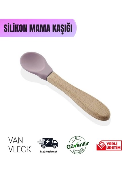 Silikon Bebek Mama Kaşığı – Yumuşak Uçlu, Bpa’sız Güvenli Beslenme Kaşığı, Bebek Ek Gıda Kaşığı