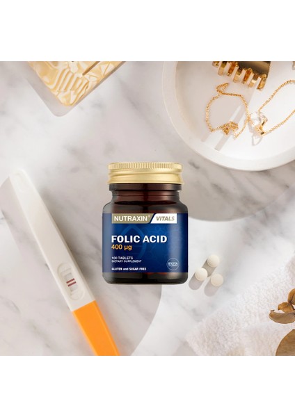 Folik Asit 400 Mc gr 100 Tablet