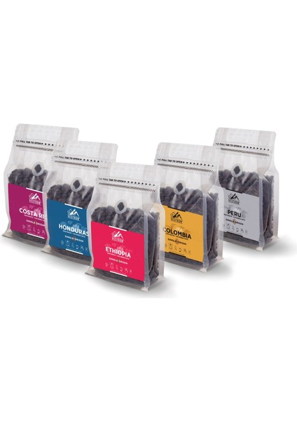 Coffee Works Dünya Kahveleri Seti 5X500GR V5501