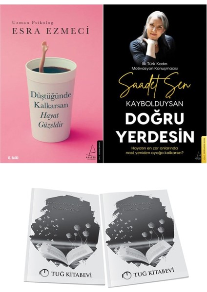 Düştüğünde Kalkarsan Hayat Güzeldir ve Kaybolduysan Doğru Yerdesin + Hediyeli