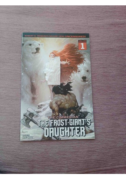 Cimmerian Frost Giant's Daughter #1c Anacleto Varyantı Ablaze Howard 2018 Nm 2020 Basim 32 Sayfa Cok Temiz Kondisyonda