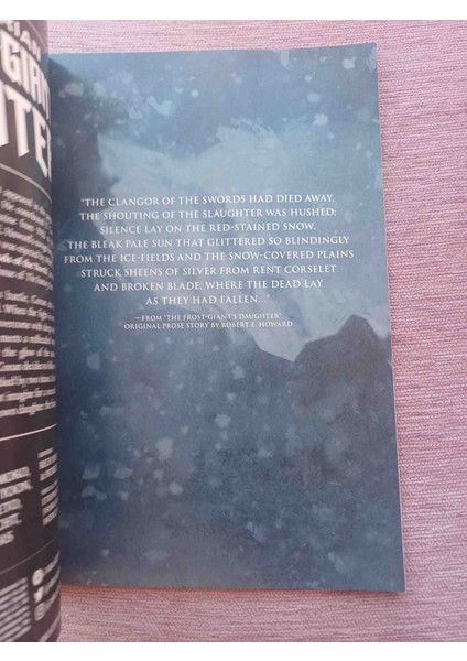 Cimmerian Frost Giant's Daughter #1c Anacleto Varyantı Ablaze Howard 2018 Nm 2020 Basim 32 Sayfa Cok Temiz Kondisyonda modelleri