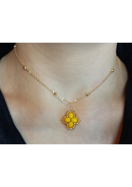 Kristal Taşlı Van Cleef Model Kolye, Altın Kaplama Çift Taraflı Yonca Modeli Kolye, Van Cleef Bijuteri Kolye, Van Cleef Altın Kaplama Kolye, Dört Yapraklı Şans Yonca Kolye