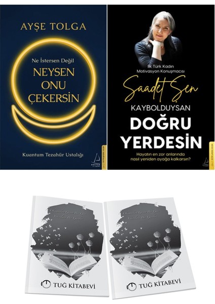 Ne Istersen Değil Neysen Onu Çekersin ve Kaybolduysan Doğru Yerdesin + Hediyeli