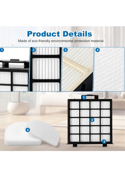 AZ4002 AZ4000 AZ4002W Hepa Filtresi Shark Powerdetect Dik ve Shark Motorlu Lift-Away Ağır Hizmet Vakum Emiş (Yurt Dışından) fırsatları