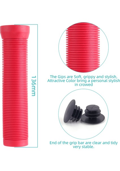 Bisiklet Tutacakları 22MM Yol Bisiklet Tutacağı Kaymaz Şok Emici Gidona Tutacak Çubuğu Ucu Tapası Bisiklet Parçası Siyah (Yurt Dışından) fırsatları