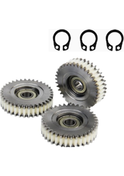 250W Motor Için 3 Adet 36T Dişli, Bafang Mxus Hub Motor Için Klipsli Naylon Dişli Aşınmaya Dayanıklı Çelik Dişli Aksesuarları (Yurt Dışından)