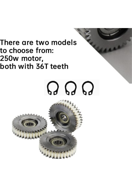 250W Motor Için 3 Adet 36T Dişli, Bafang Mxus Hub Motor Için Klipsli Naylon Dişli Aşınmaya Dayanıklı Çelik Dişli Aksesuarları (Yurt Dışından) fiyatları