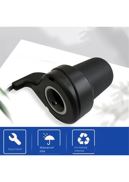 Elektrikli Bisiklet Gaz Kelebeği Tutma Seti Elektrikli Scooter Için Yarım Gidon Dönüş Hızlandırıcı Gidonu (Yurt Dışından) indirimleri