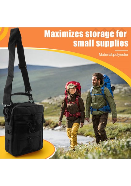 Açık Hava Göğüs Çantası Sırt Çantası Kamp Seyahat Açık Hava El Çantası Yürüyüş Omuz Çantaları Haberci Balıkçılık Çantası Siyah (Yurt Dışından) indirimleri