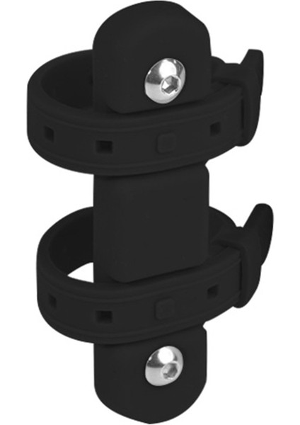 Bisiklet Şişe Tutucu Adaptörü Silikon Yol Bisikleti Kettle Kafesi Dönüşüm Tabanı Deliksiz Bisiklet Aksesuarları Siyah (Yurt Dışından)