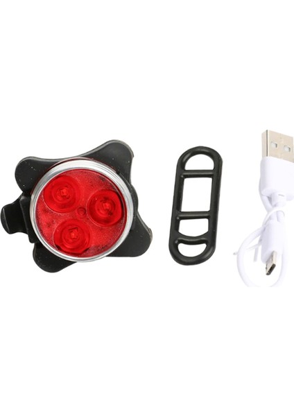USB Şarjlı Dağ Bisikleti Arka Lambaları Bisiklet Farları Uyarı Lambaları Bisiklet Lambaları (Yurt Dışından)