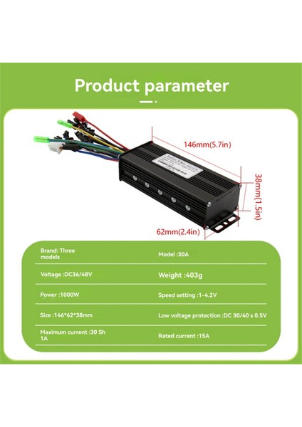 36V 48V 1000W 30A Üç Modlu Fırçasız Kontrol Cihazı Ebike Elektrikli Scooter Için Hız Sınırı Çizgisi (Yurt Dışından) modelleri