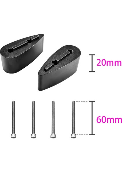 Bisiklet Gidon Ara Parçaları Bisiklet Gidon Artışı Alüminyum Alaşımlı Gidon Ara Parçası Bisiklet Aksesuarları 20MM (Yurt Dışından) indirimleri