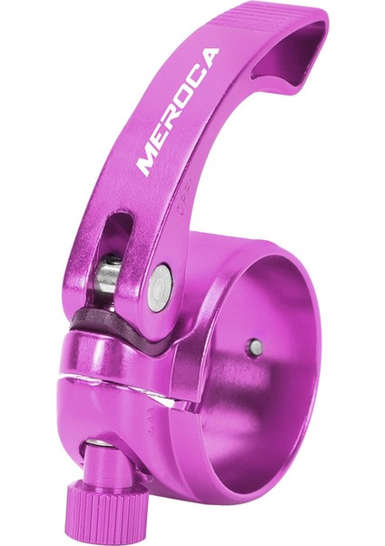Meroca Bisiklet Sele Borusu Kelepçesi 33.9mm Dağ Bisikleti Yol Bisikleti Sele Borusu Klipsi Sele Borusu Hızlı Çıkarma Kelepçesi Mor (Yurt Dışından)