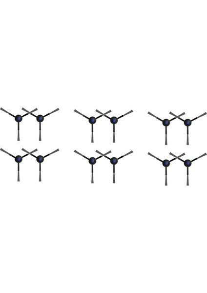 Ecovacs Debot N30 Omni / N30 Pro Omni Için 12 Adet Yan Fırça Yedeği Gelişmiş Temizlik Verimliliği (Yurt Dışından) fiyatları