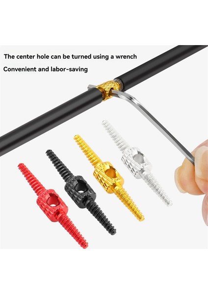 Dağ Bisikleti Fren Borusu Bağlantısı Değişken Hızlı Hat Borusu Bağlantısı Bisiklet Kablosu Kablolama Aracı Kırmızı (Yurt Dışından) modelleri