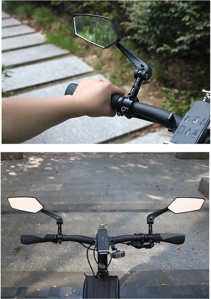 Bisiklet Dikiz Aynası Bisiklet Bisiklet Temiz Geniş Aralıklı Arka Görüş Dikiz Reflektörü Ayarlanabilir Sol Sağ Ayna (Yurt Dışından) modelleri