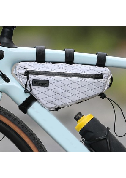 Rhinowalk 1.7l Suya Dayanıklı Bisiklet Çerçeve Çantası Üçgen Çapraz Kiriş Çantası Çok Yönlü Bisiklet Üst Boru Çantası Mtb ve Yol Bisikletleri Için Beyaz (Yurt Dışından) fırsatları