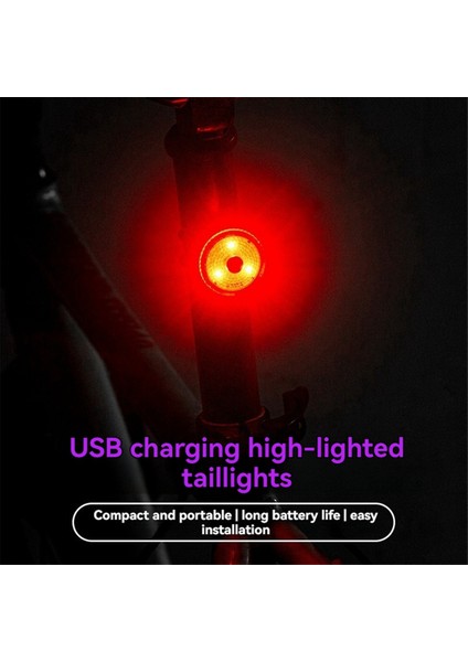 Bisiklet Gece Sürüşü Mini Bisiklet Güvenliği Dağ Bisikleti Işıkları Açık Hava Sürüş Ekipmanları Arka Lambası (Yurt Dışından) fiyatları