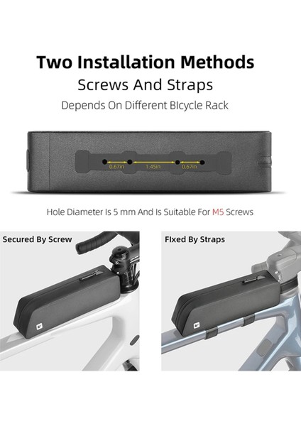 Rhinowalk Bisiklet Çerçeve Çantası Su Geçirmez Bisiklet Ön Boru Çantası Mtb Yol Bisikleti Paketi Aksesuarları Siyah Için Bisiklet Saklama Çantası (Yurt Dışından) modelleri