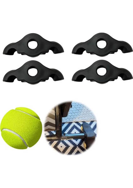 Bisiklet Eğitim Ayak Pedleri Şok Emici Kapalı Alan Bisikleti Snap Rocker Ayak Adaptörleri Akıllı Bisiklet Eğitmeni Için Rocker Ayaklar, B (Yurt Dışından) modelleri