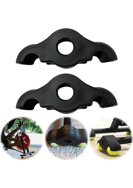 Bisiklet Eğitim Ayak Pedleri Şok Emici Kapalı Alan Bisikleti Snap Rocker Ayak Adaptörleri Akıllı Bisiklet Eğitmeni Için Rocker Ayaklar, B (Yurt Dışından) fırsatları