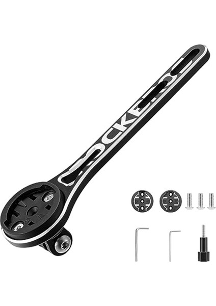 Rockbros Alüminyum Bisiklet Bilgisayarı Montajı Garmin Wahoo Bryton ile Uyumlu Yol Bisikleti Gidonu (Siyah A) (Yurt Dışından)