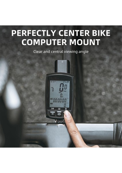 Rockbros Alüminyum Bisiklet Bilgisayarı Montajı Garmin Wahoo Bryton ile Uyumlu Yol Bisikleti Gidonu (Siyah A) (Yurt Dışından) fiyatları