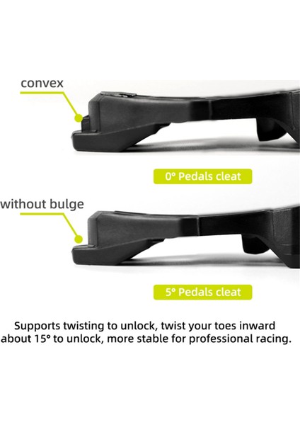 Bisiklet Kilit Seti Kaymaz Bisiklet Kilit Seti Kendinden Kilitli Pedal Bisiklet Pedal Kilidi Klipsi Xpresso Xpro Lclic Pedal 0 Derece (Yurt Dışından) fırsatları