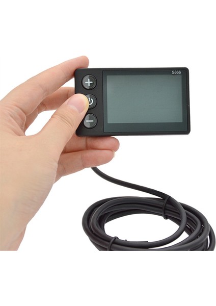 S866 24V/36V/48V Elektrikli Bisiklet Ekranı S866 LCD Ekran Ölçer Ebike Güç Destekli Scooter Kontrol Paneli Gösterge Paneli (Yurt Dışından) fiyatları