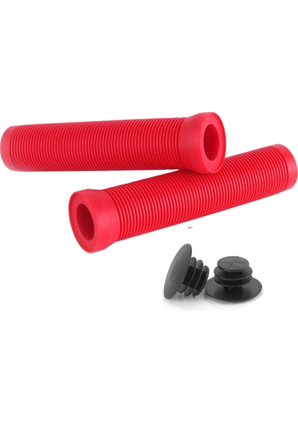 Bisiklet Tutacakları 22MM Yol Bisiklet Tutacağı Kaymaz Şok Emici Gidona Tutacak Çubuğu Ucu Tapası Bisiklet Parçası Kırmızı (Yurt Dışından)