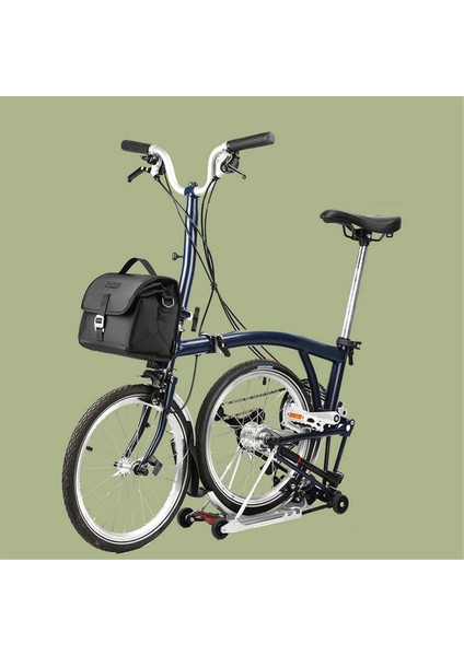 Rhinowalk Küçük Kumaş Bisiklet Ön Çantası Bisiklet Büyük Kapasiteli Katlanır Ön Çanta Çok Işlevli Taşınabilir Katlanır Çanta Siyah (Yurt Dışından) indirimleri