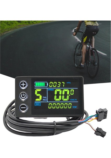 S866 Elektrikli Bisiklet Ekranı 24V/36V/48V Renkli LCD Ekran Metre Sm Ebike Güç Destekli Scooter Kontrol Paneli (Yurt Dışından) indirimleri