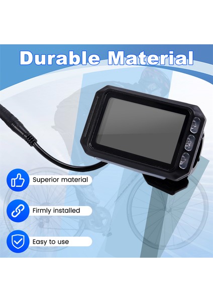 Elektrikli Bisikletler Için Evrensel Su Geçirmez LED Ekran Paneli S600 Ekran Scooter ve Bisiklet Aksesuarları (Yurt Dışından) fırsatları