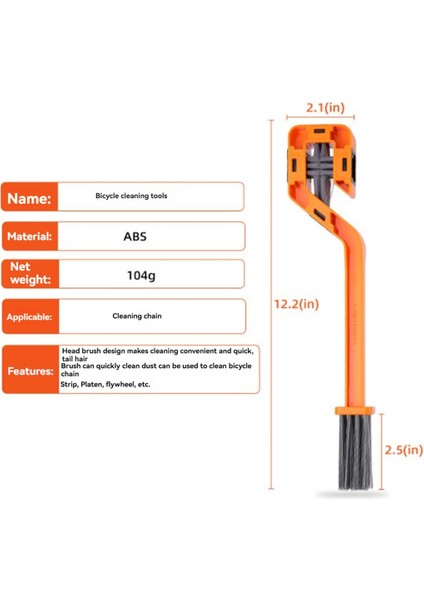 2 Adet Zincir Fırçası, Açık Hava Kirli Motosikleti Için Tamamen Kapalı Zincir Temizleme Fırçaları, Motosiklet Zincir Temizleyici (Yurt Dışından) modelleri