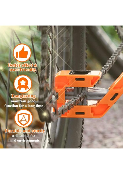 2 Adet Zincir Fırçası, Açık Hava Kirli Motosikleti Için Tamamen Kapalı Zincir Temizleme Fırçaları, Motosiklet Zincir Temizleyici (Yurt Dışından) indirimleri