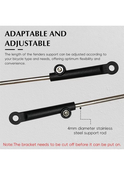 12 Adet Bisiklet Çamurluk Destek Uzatma Kovanı 20/24/26 Inç Çamurluklar Bisiklet Çamurluk Bağlantı Çubuğu (Yurt Dışından) fırsatları