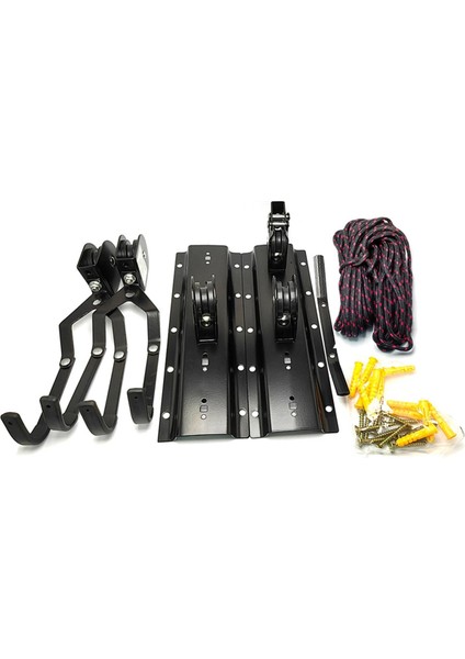 Garaj Tavan Bisiklet Kaldırma Sistemi - Bisiklet Askılı Kasnak Depolama, Bisikletler Için Verimli Yerden Tasarruf Sağlayan Montaj (Yurt Dışından) modelleri