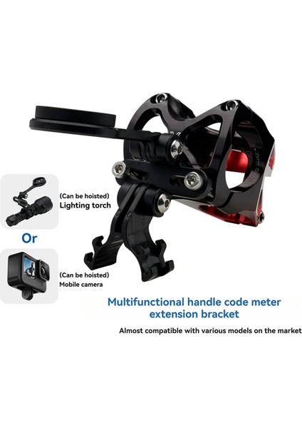 Bisiklet Gövde Montajı Bisiklet Bilgisayar Montaj Tutucu Bisiklet Hız Göstergesi Uzatma Tutucu Braketi Bisiklet Uzatma Braketi (Yurt Dışından)