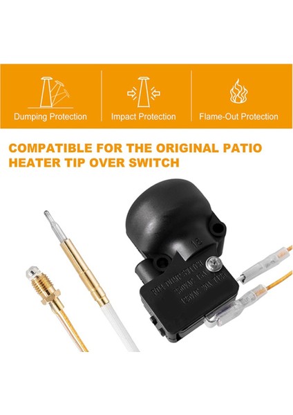 Adet Termokupl ve Eğim Anahtarı Açık Hava Veranda Isıtıcısı Için Uygun Kış Termokupl Sensör Kiti (Yurt Dışından) modelleri