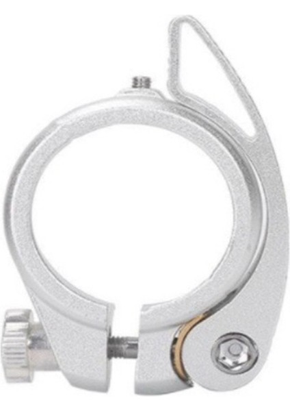 2 Adet Katlanır Bisiklet Sele Boru Kelepçesi Hızlı Çıkarma Kolu ile Birlikte 40MM, Gümüş Sp8 Boru Kelepçesi ile Uyumludur (Yurt Dışından) modelleri