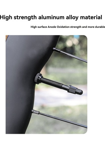 2 Adet Bisiklet Tubeless Presta Valf Gövdeleri Alüminyum Alaşım 80MM Valf Çekirdeği Çıkarma Aleti ile (Yurt Dışından) fırsatları