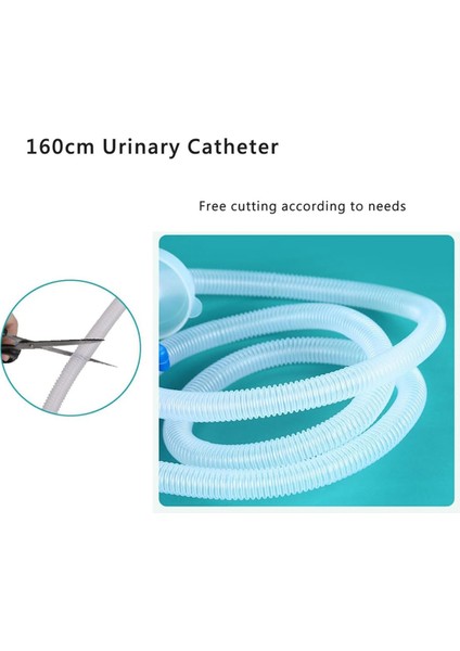 Pisuar Şişesi Taşınabilir Pisuarlar Erkekler Kadınlar Için Idrar Şişesi 2000ML Erkekler Için Tuvalet Dökülmeye Karşı Korumalı Idrar Şişesi 63IN Uzunluğunda Tüp (Yurt Dışından) indirimleri