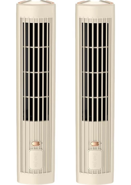 Kule Fan USB Şarjlı Taşınabilir Klima Elektrikli Ayaklı Fan Kablosuz Masa Fanı B (Yurt Dışından)