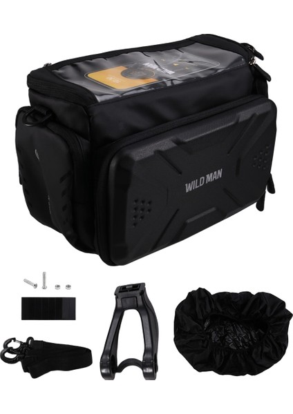 Wıld Man Gs6 Bisiklet Çantası Eva Sert Kabuk Su Geçirmez Dokunmatik Ekran Yüksek Kapasiteli Ön Boru Çerçevesi Dağ Bisikleti Aksesuarları (Yurt Dışından) fiyatları